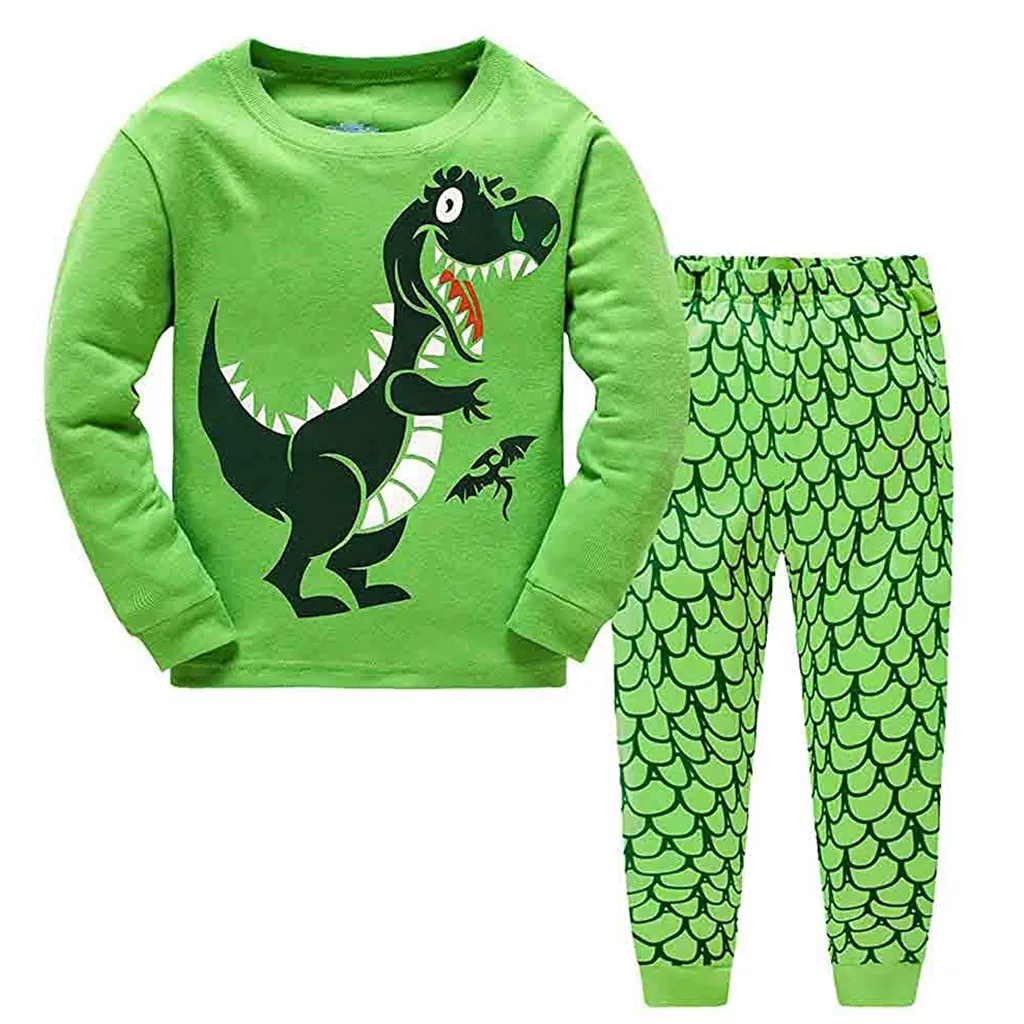 Комплект из 2 предметов Осенняя детская одежда для мальчиков и девочек топ с