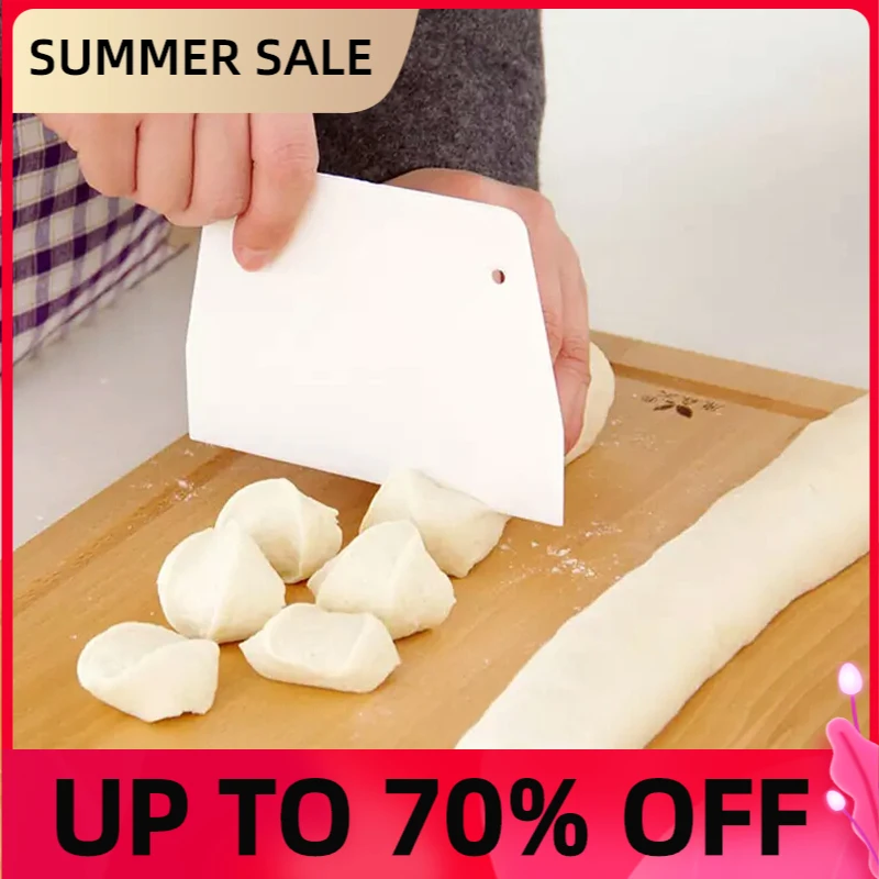 Белые резаки инструменты для выпечки резак теста пирожные гладкие скрапперы
