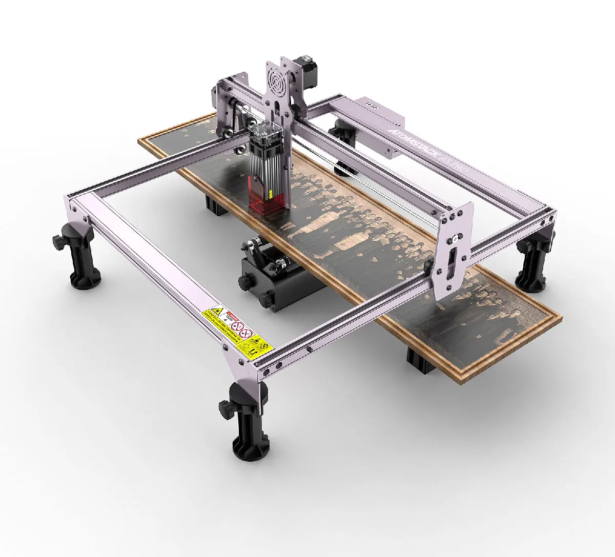 Hot ATOMSTACK A5 PRO 40W Laser Engraving Machine Lazer Engraver Printer with Y-axis Rotary Roller For Cans Eggs Cylinders Bottle