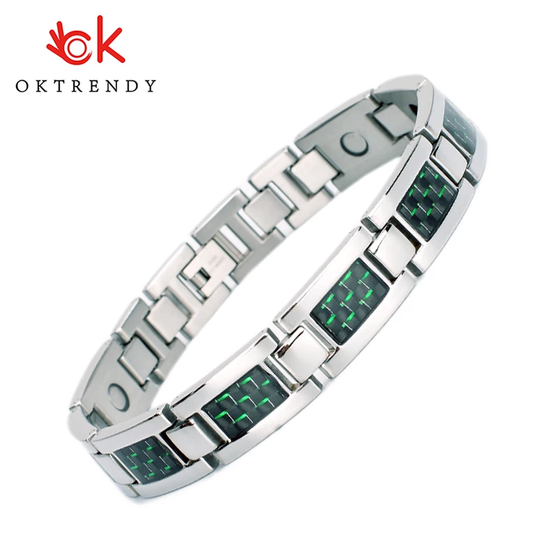 Браслет из нержавеющей стали с магнитной застежкой для измерения артериального