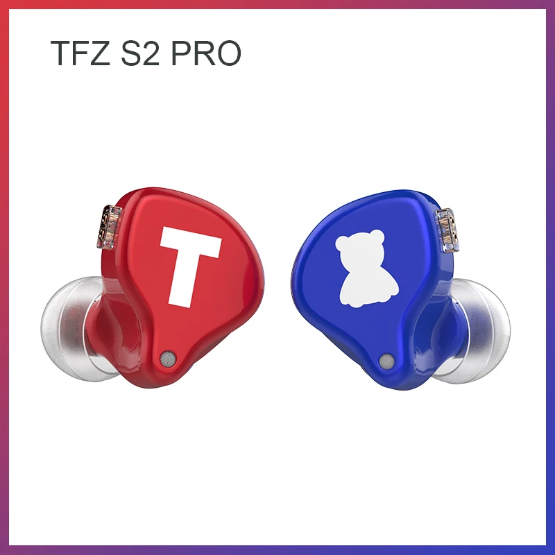 TFZ S2 PRO Earphone Extra Bass Noise Cancelling Monitor Hifi Music In-ear Earphones Detachable Cable | Электроника