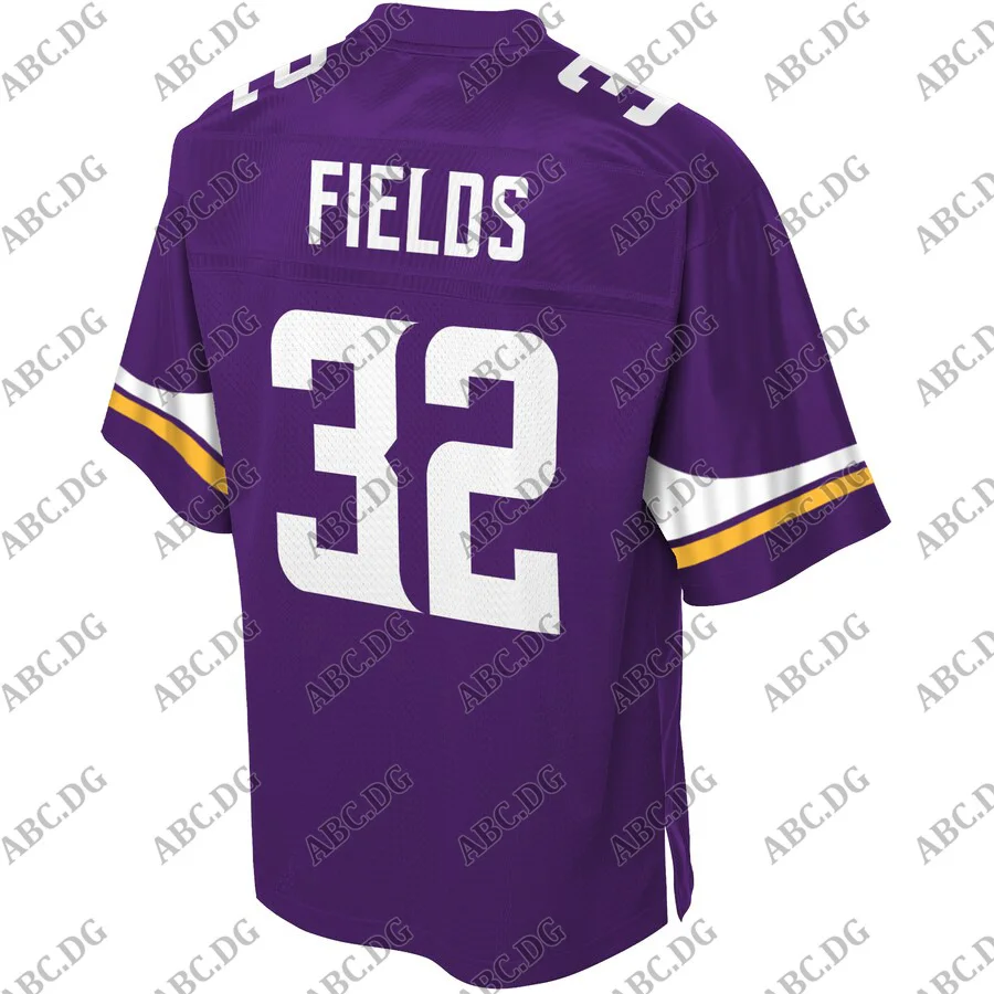 

Customized Stitch American Football Jersey Men Women Kid Youth Minnesota Eddie Yarbrough Purple Game Jersey
