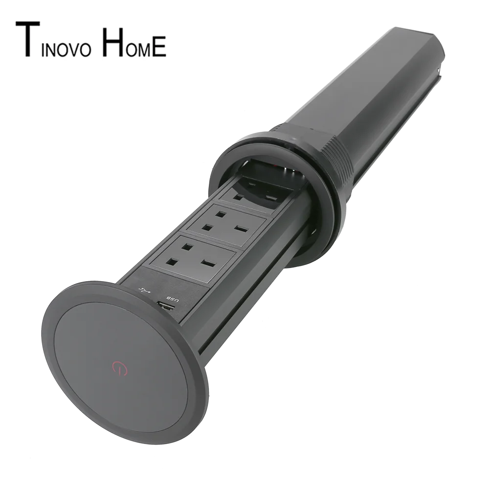 Штепсельная Вилка UK Настольная розетка/сенсорный экран Интеллектуальная