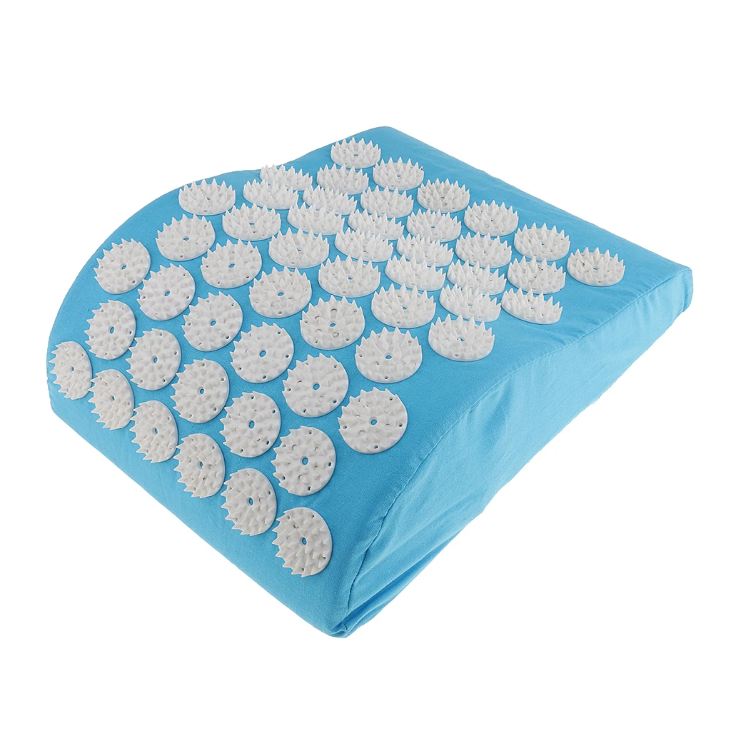 Neck Pillow Cushion Acupressure Massage Mat for Shoulder Head Stress Tension Relaxing Home Yoga Use |