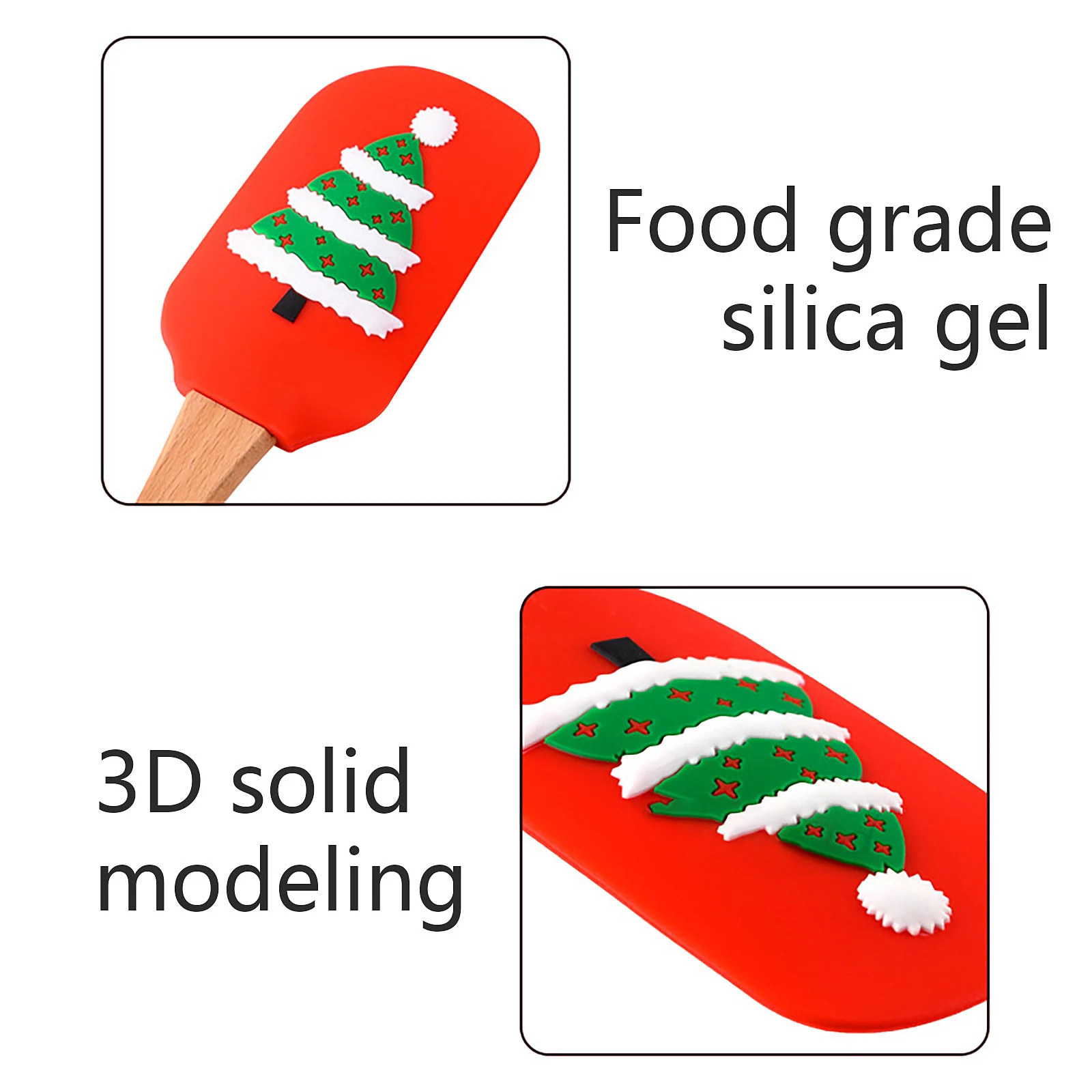 Креативный силиконовый шпатель с длинной ручкой скребок инструмент для выпечки