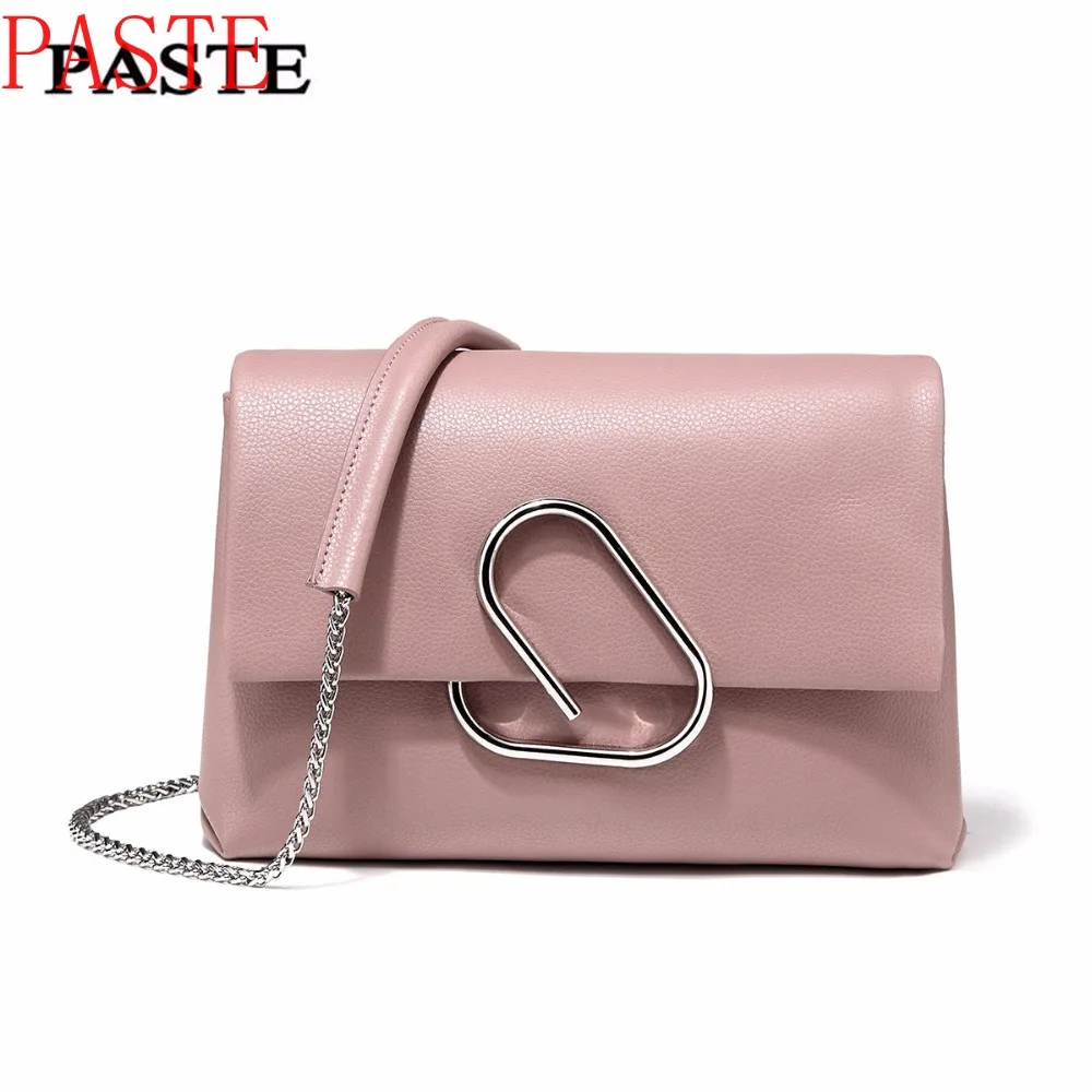 Бесплатная доставка сумка через плечо из 100% мягкой натуральной кожи в офисном