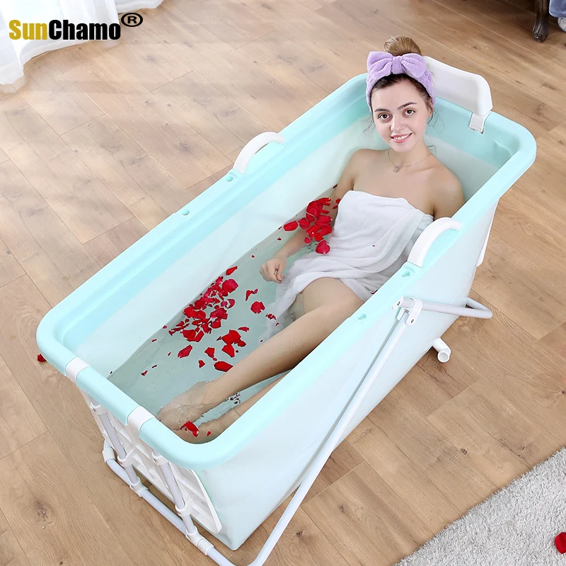 Европейская Складная портативная изоляционная ванна для взрослых надувная