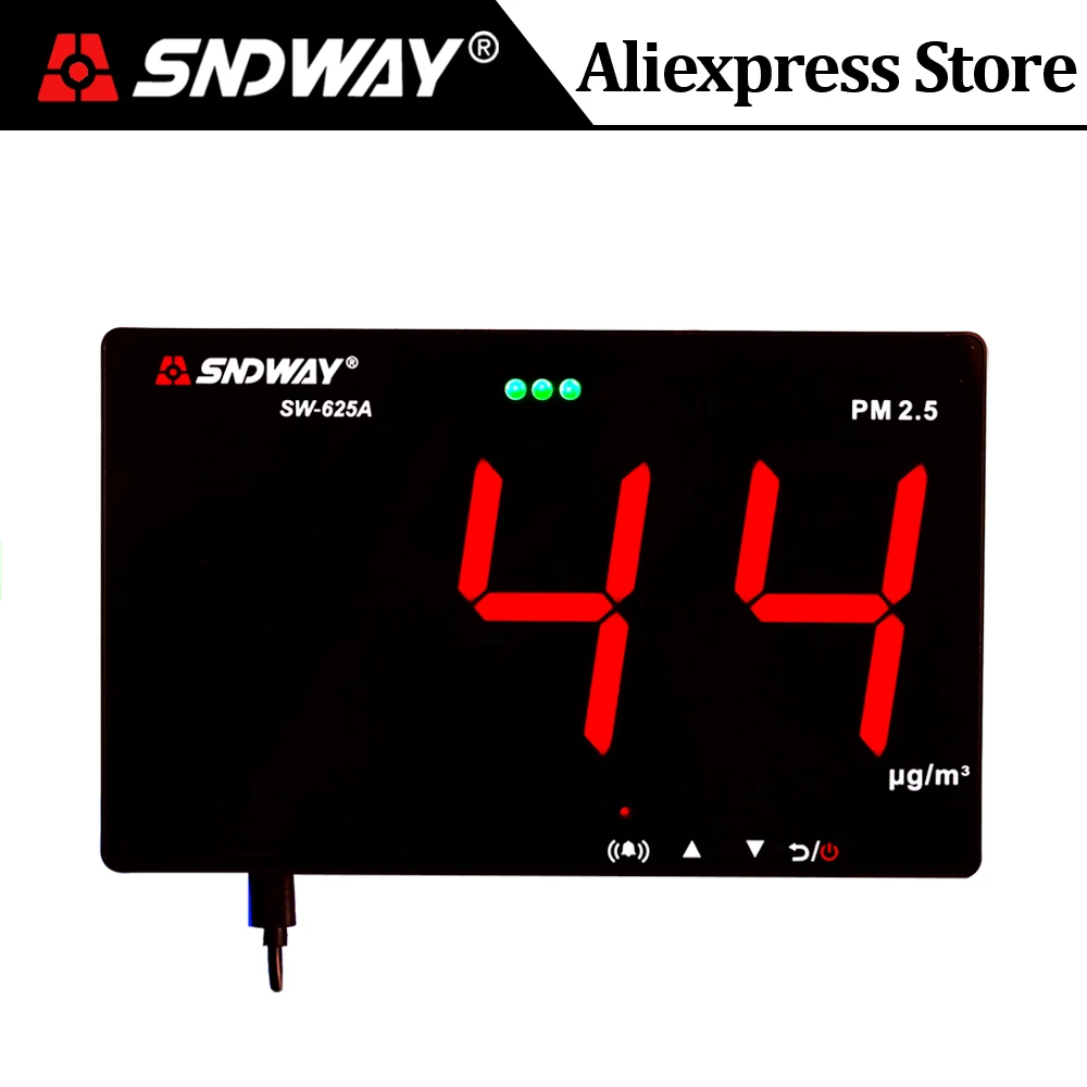 SNDWAY настенный лазерный PM2.5 детектор загрязнения воздуха качество монитора