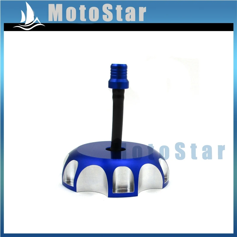 Голубая алюминиевая крышка для бензобака CNC Yamaha WR250F 2001-2015 Мотоцикл Мотокросс