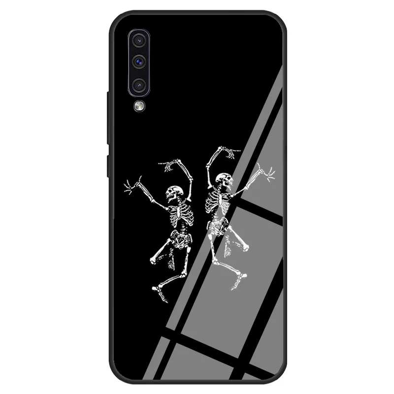 Чехол из закаленного стекла для Samsung A72 A71 A51 A31 A40 A50 A70 A20e A21S A12 A32 A52 | Мобильные