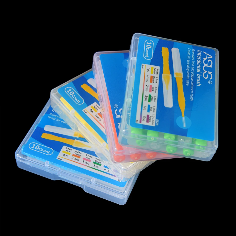 10 шт./коробка Ортодонтические зубные щётки 0 4-1 мм | Красота и здоровье