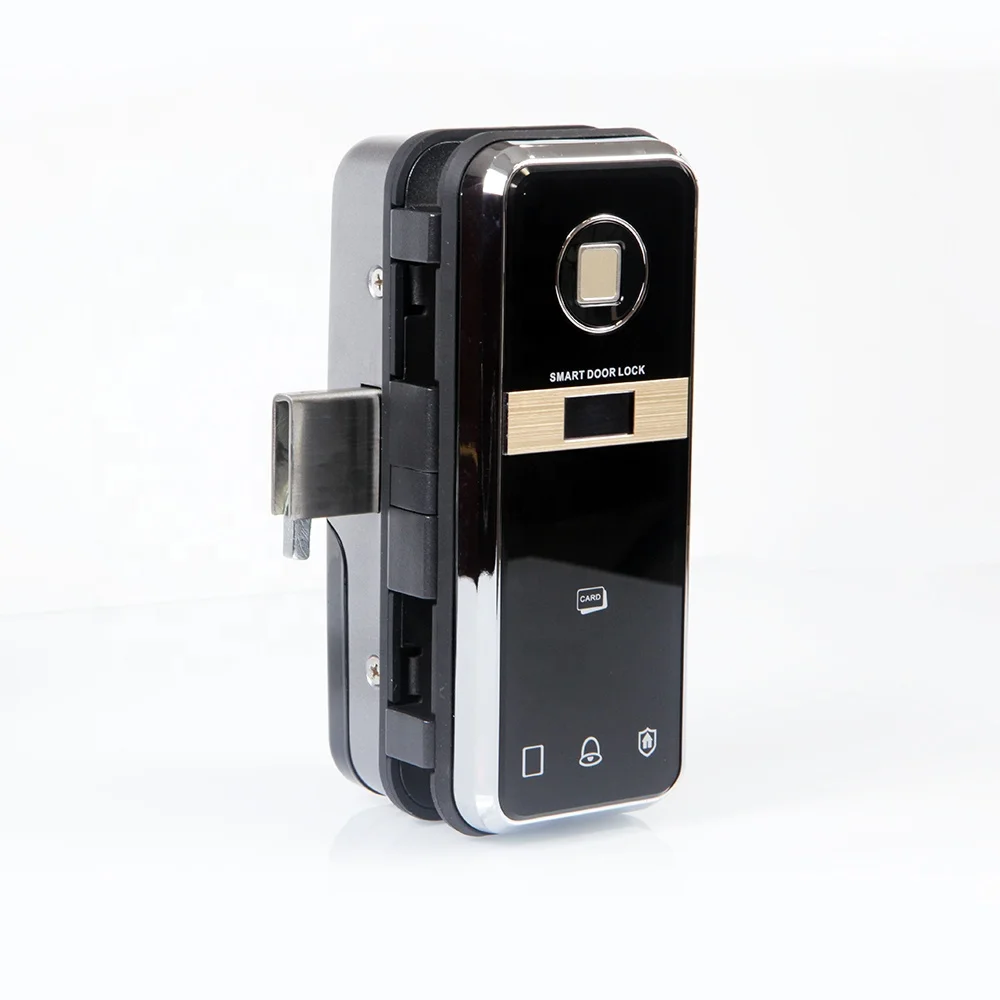 

Electronic Door Fingerprint Password Lock Smart Door Lock For Frameless Door A8