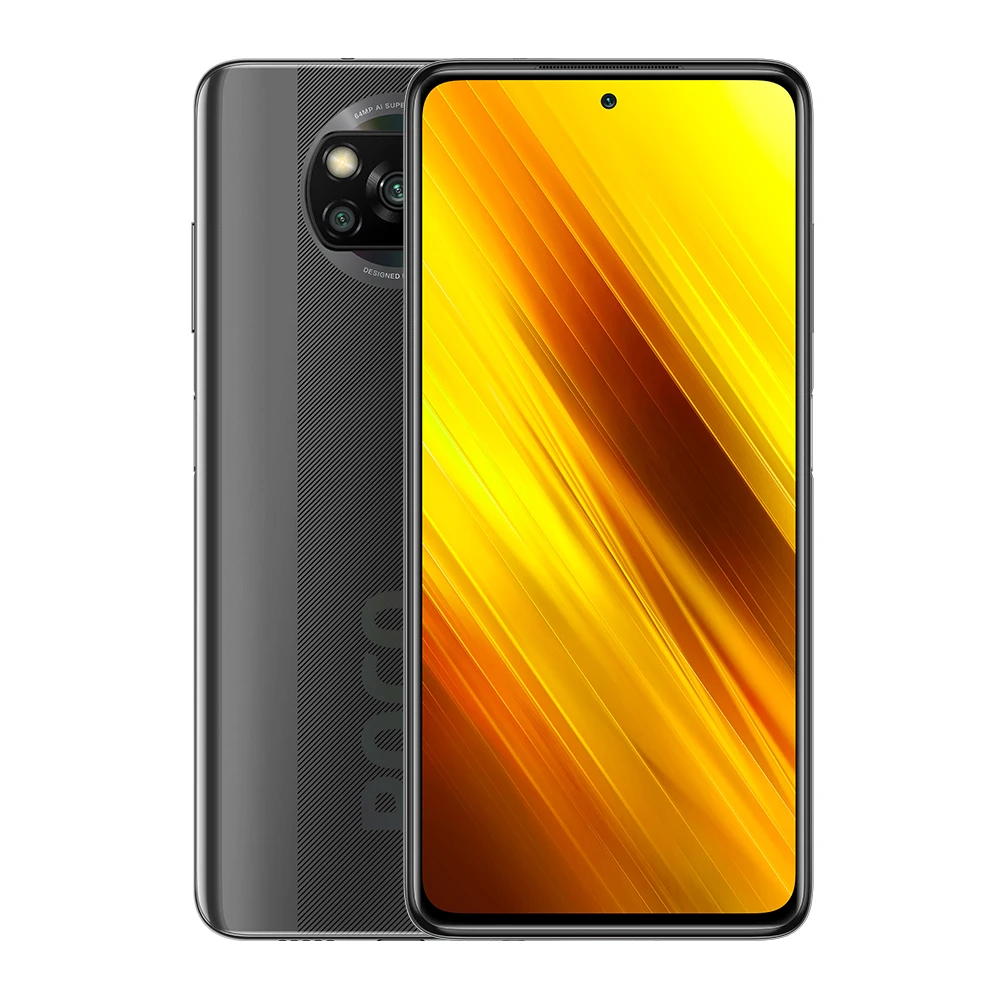 Глобальная версия POCO X3 NFC Смартфон Snapdragon 732G 6 67 'ɿHD Dotdisplay 5160 мА/ч 33 Вт заряда 64MP