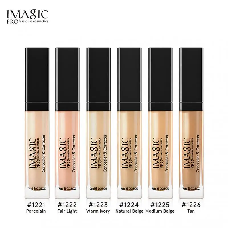 

6 Colors Silky Concealer Stick Face Base Cream Brightening Cover Spots Acne Marks Dark Circles Shading Long-lasting Makeup QBMY