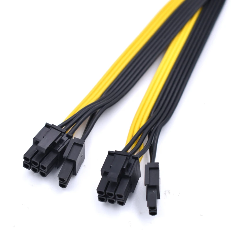 10 шт./лот 18AWG PCI Express графическая видеокарта GPU 8 контактный разъем Dual 8Pin (6 + 2) Pin типа
