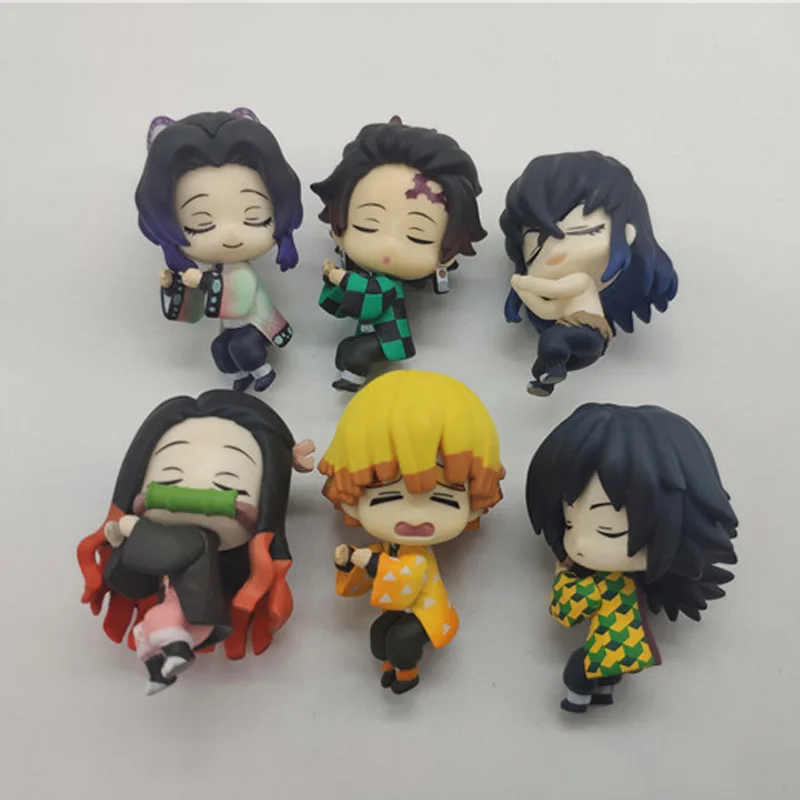 

Bandai Animation Demon Slayer Kamado Tanjirou Agatsuma Zenitsu Kochou Shinobu Hashibira Inosuke Sleeping Position Data Line Toy