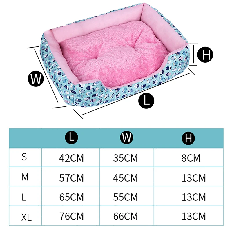 Кровать для собаки питомник мягкий теплый коврик товары щенков питомцев зимняя