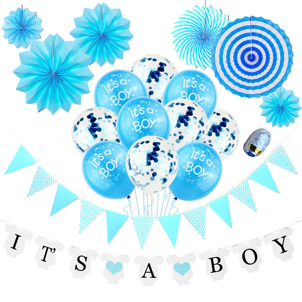 

Its A Boy Girl Disposable Party Tableware Set Gender Reveal Oh Baby Shower Favors 1st Birthday Party Decorations Kids Babyshower