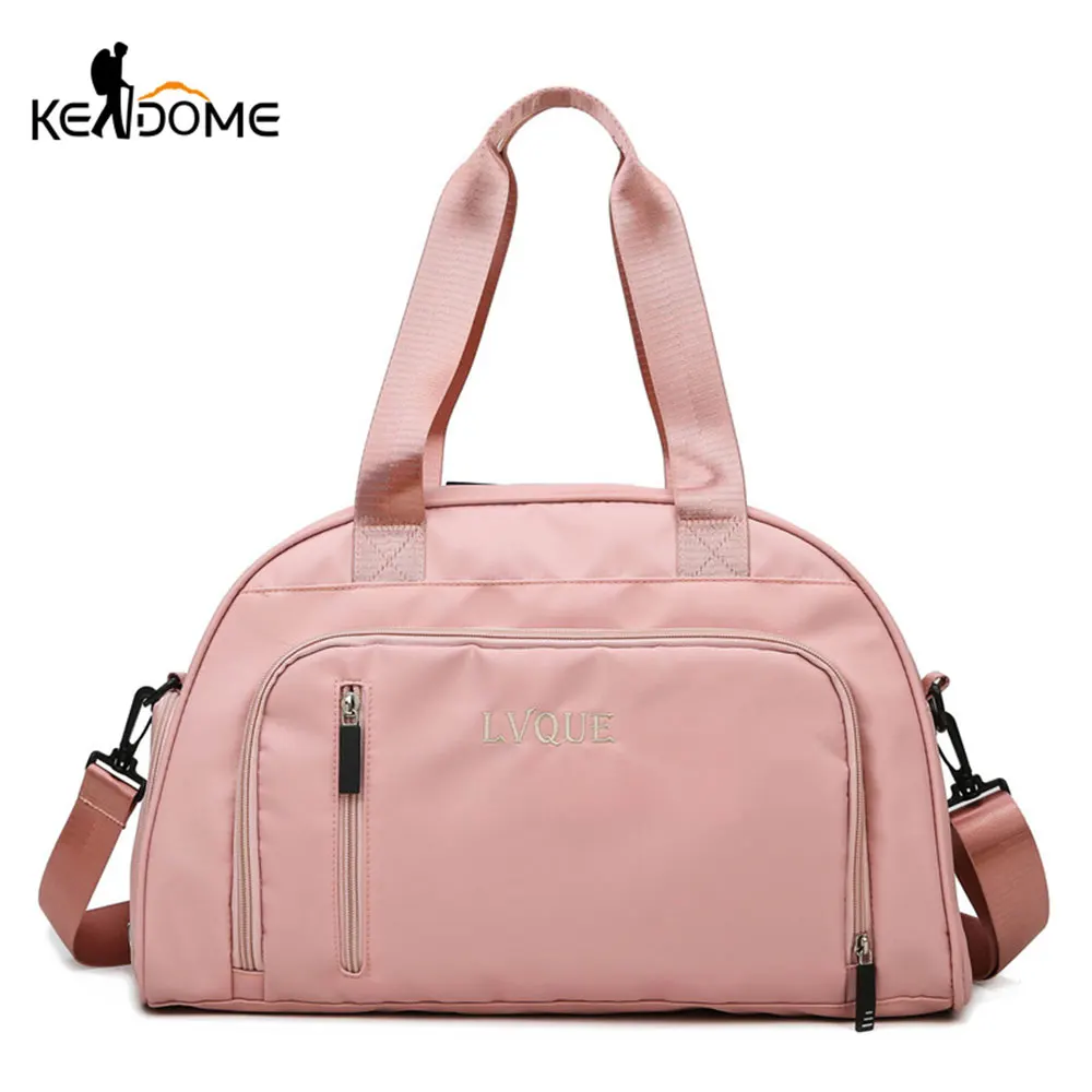 Nylon Waterproof Sports Gym Bag for Gym Fitness Training Shoulder Handbags Bag Yoga Luggage Bag With Shoe Compartment  X256D