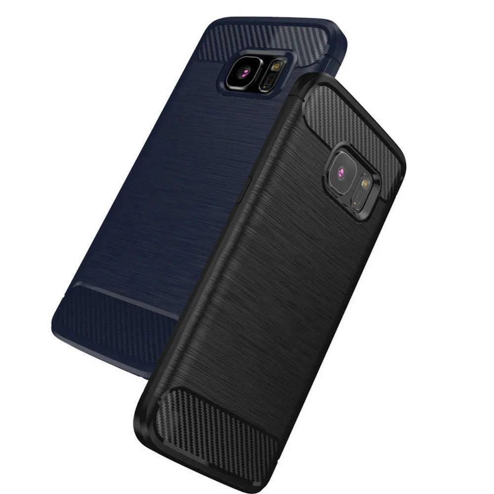 Для samsung Galaxy S7 S 7 Edge чехол из углеродного волокна противоударный чехол для телефона samsung S6 S 6 Edge чехол Полная защита оболочки