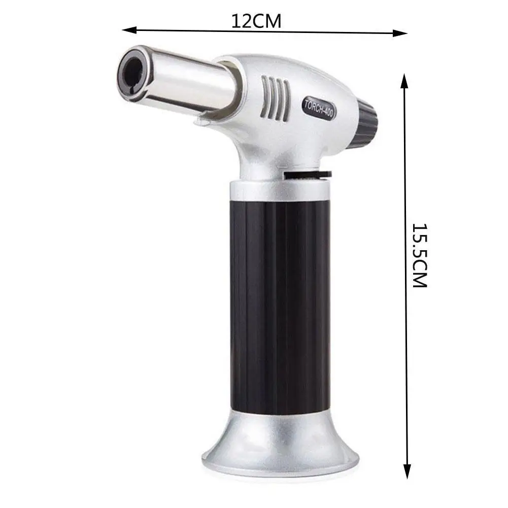 

Blow Torch Refillable Butane Lighter Cooking Baking Flamethrower DIY BBQ Culinary Gas Lighter Welding Torch 1300C