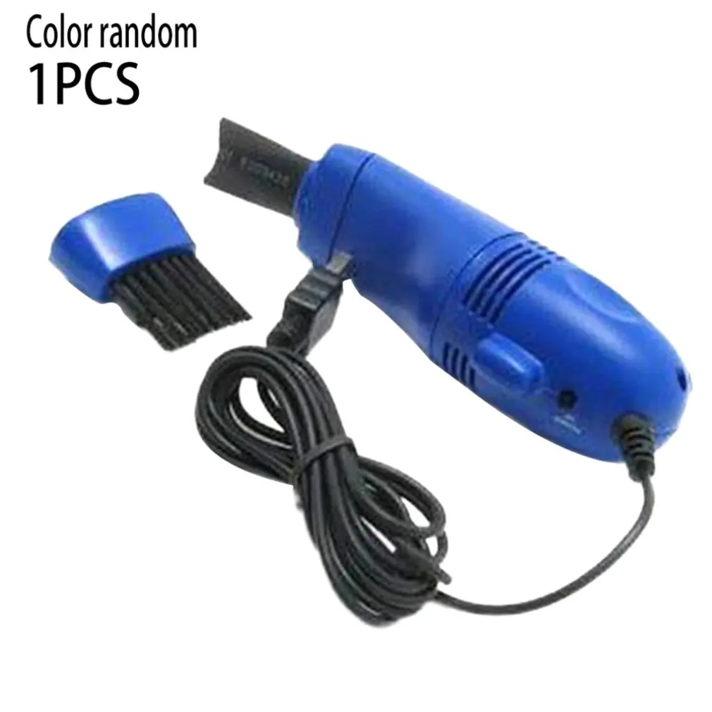 1 Pcs Practical Portable Computer Vacuum USB Keyboard Cleaner PC Laptop Brush Dust Cleaning Kit Random Color