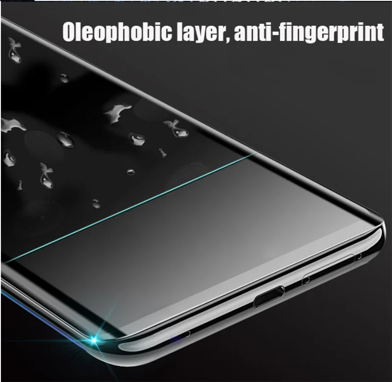 10 компл./лот UV защитная пленка из закаленного стекла для Samsung Galaxy S8 S9 S10 S20 S21 Plus Note 20