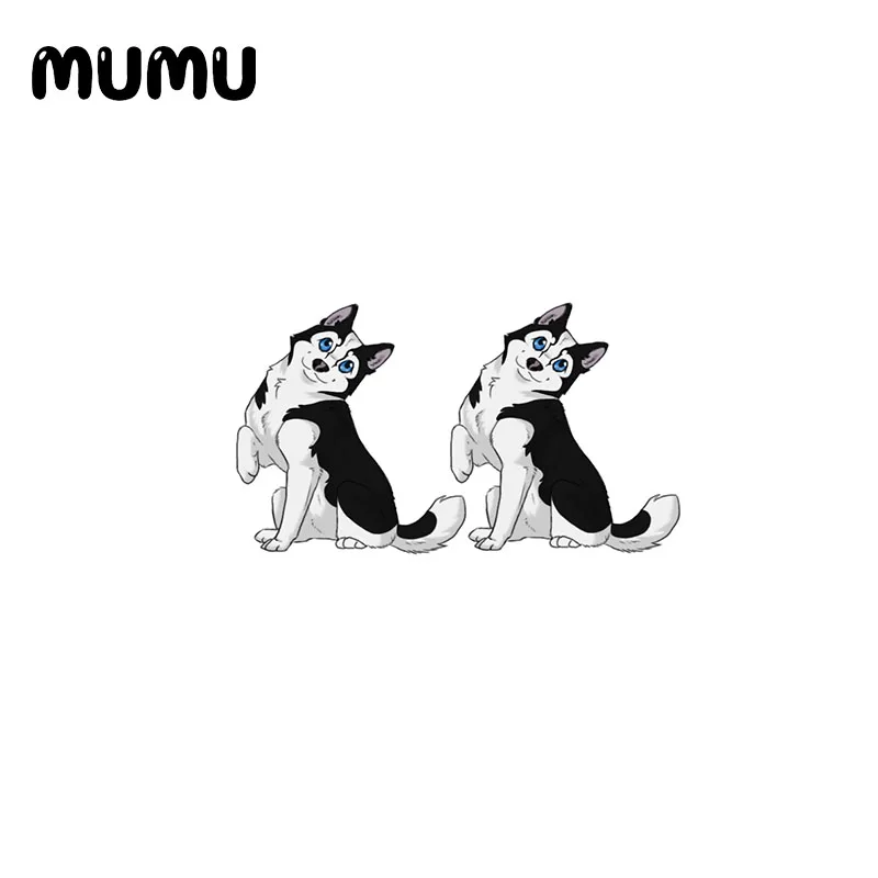 Новинка 2020 серьги-гвоздики с хаски акриловые серьги милой собачкой ювелирные