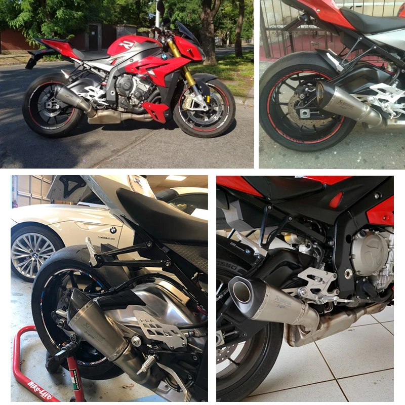 60 мм/65 мм Akrapovic S1000 S1000RR модифицированный глушитель съемный S1000 модифицированный Скорпион выхлопной pi