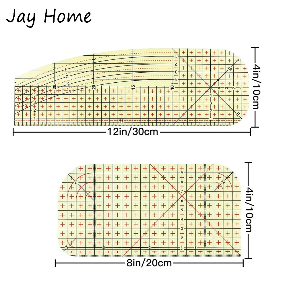 

2/1Pcs Heat Resistant Ironing Measuring Ruler Fabric Clothing Making Patchwork Sewing Ruler for Quilting Sewing Supplies