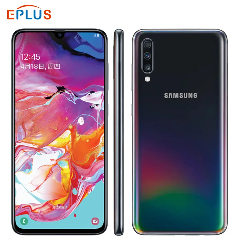Мобильный телефон Samsung Galaxy A70 глобальная версия 6 ГБ 128 Snapdragon 675 две SIM карты 7 дюйма