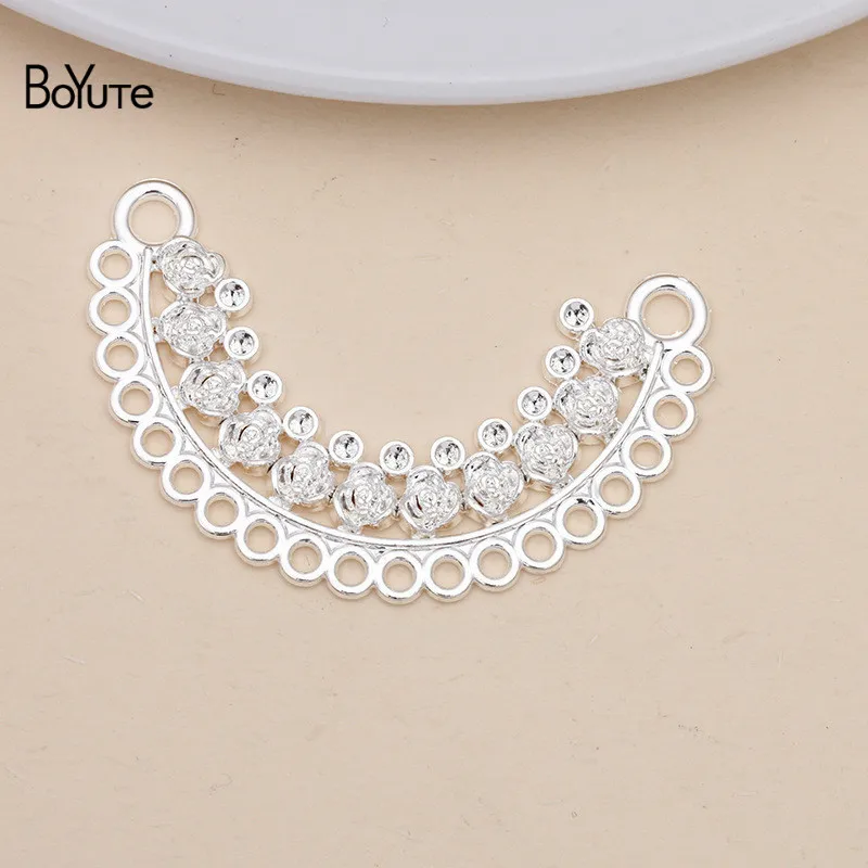 

BoYuTe Wholesale (20 Pieces/Lot) 48MM Metal Alloy DIY Hair Accessories Hand Made Jewelry Materials