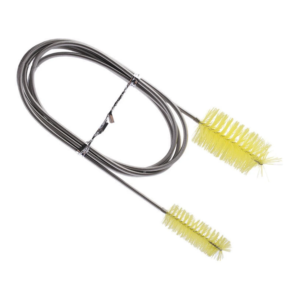 

Aquarium Water Filter Pump Pipe Stainless Steel Tube Hose Cleaning Brush Flexible Double Ended Washing Brush Fish Tank Cleaner