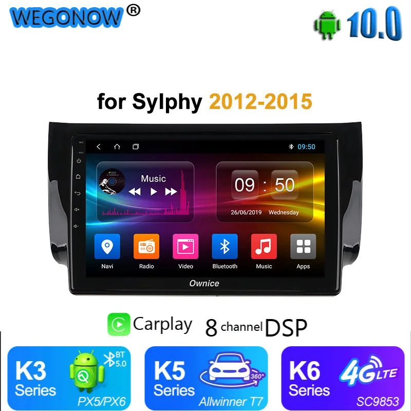 Ownice Android 10 Восьмиядерный автомобильный DVD GPS навигатор Автомобильный carplay 360 Panorama