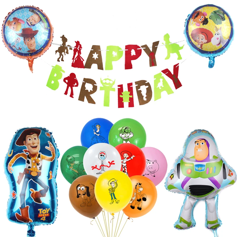 С рисунком Базза Лайтера одежда для улицы Воздушный шарик из фольги в форме