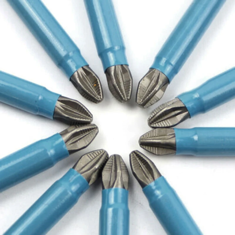 

5Pcs Hex Shank Magnetic Anti Slip Long Reach Electric Screwdriver Bits Precision PH2 Single Cross Head Power Tools