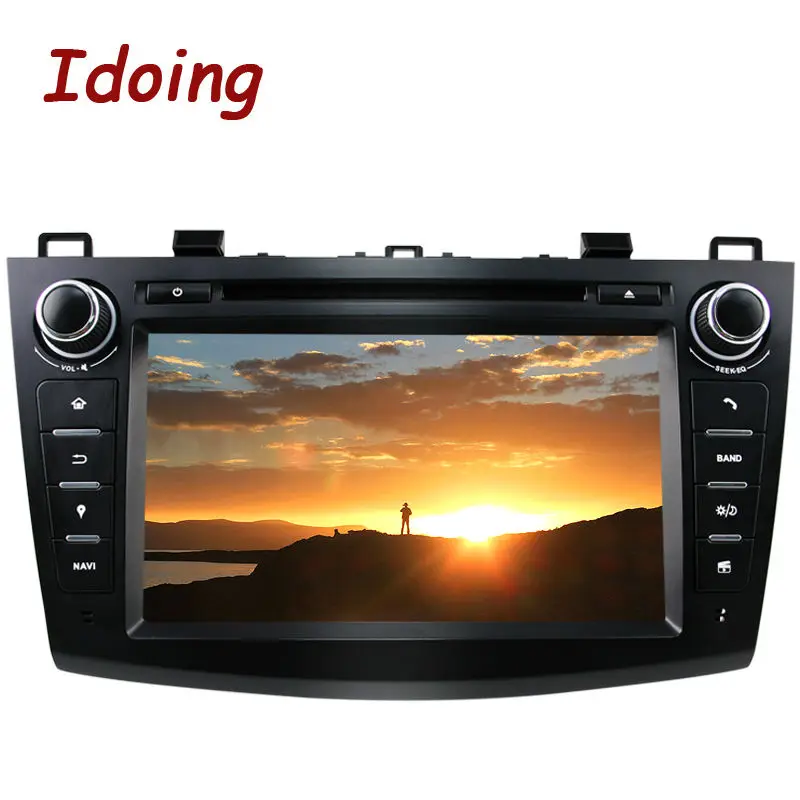 Рулевое колесо Idoing2Din Android 7 1 для автомобиля DVD мультимедиа видео плеер GPS