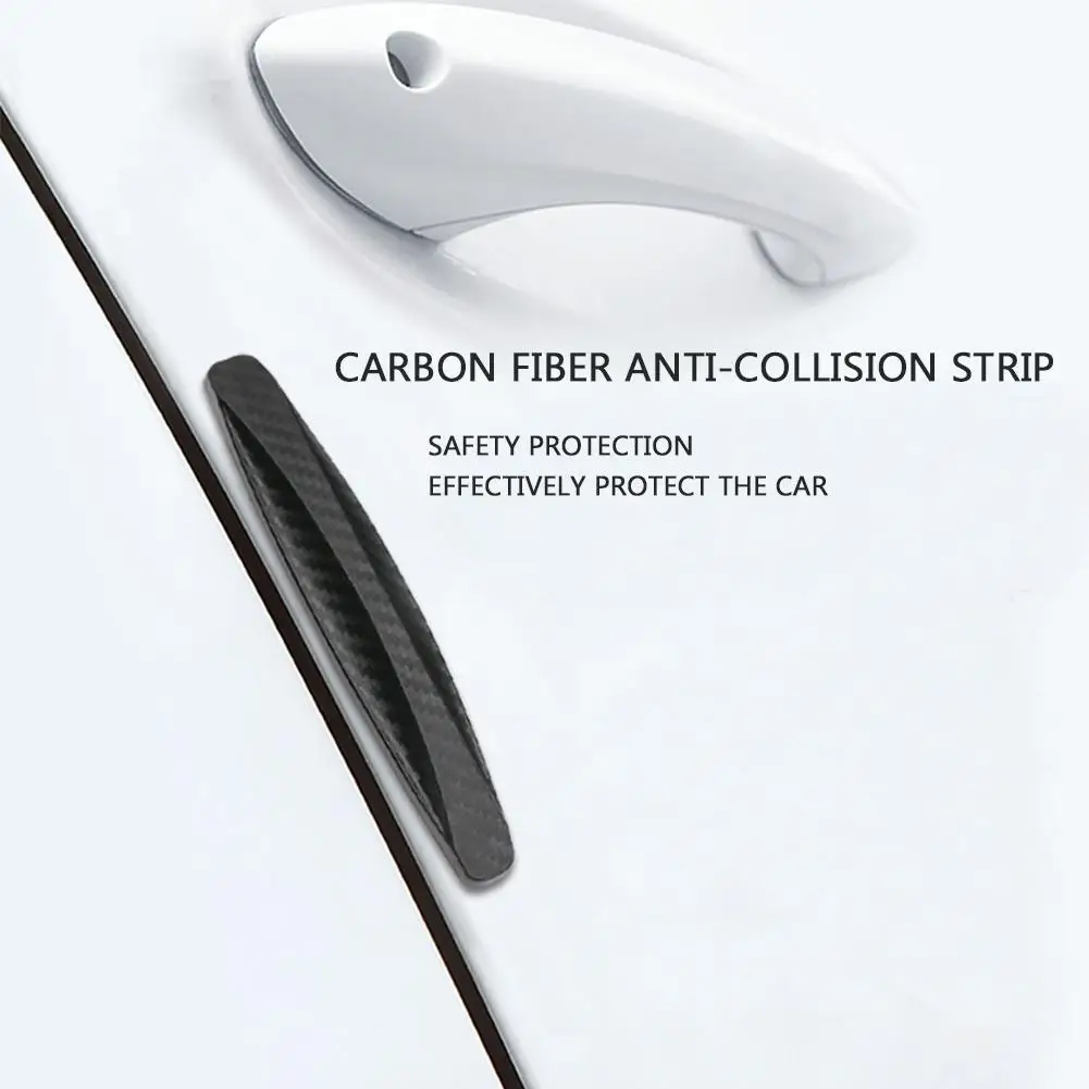 

4Pc Car Bumper Protector Corner Guard Anti-Scratch Strips Sticker Protection Body Protector Molding Valance Chin