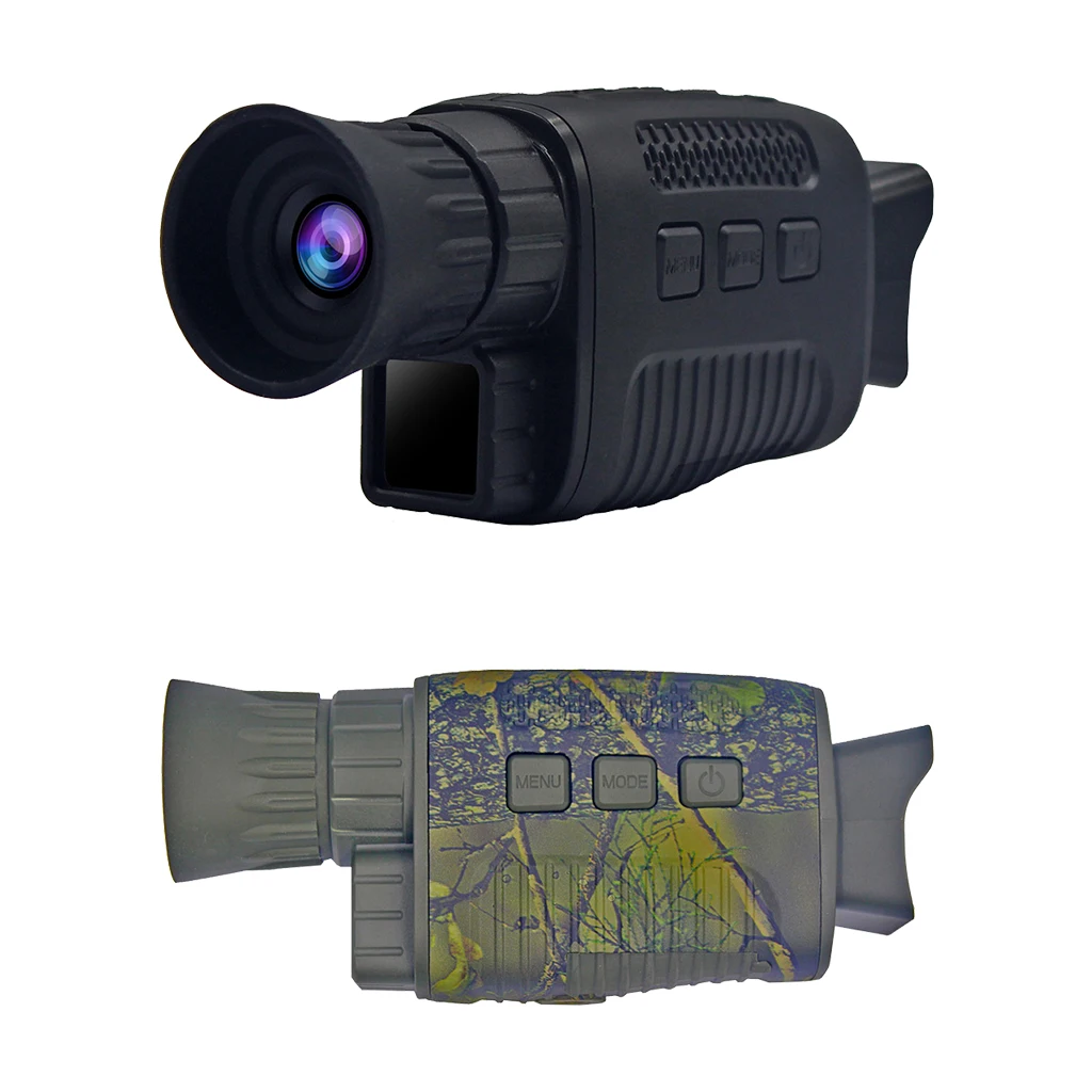 

Digital Night Monocular Scopes Rechargeable Hunting Observe Telescope Take Photo Video Recording for Outdoor Hiking
