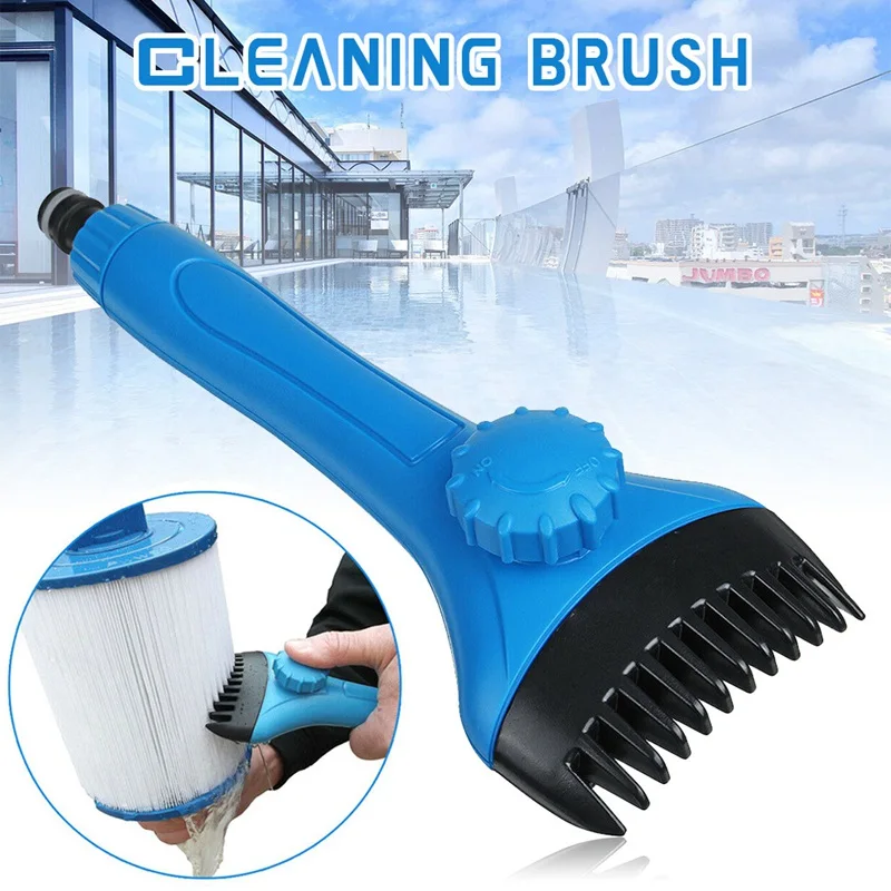 

Swimming Pool Filter Cartridge Cleaner Brushes Premium Pool & Spa Filter Cartridge Cleaner Removes Debris&Dirt From Pool Filters