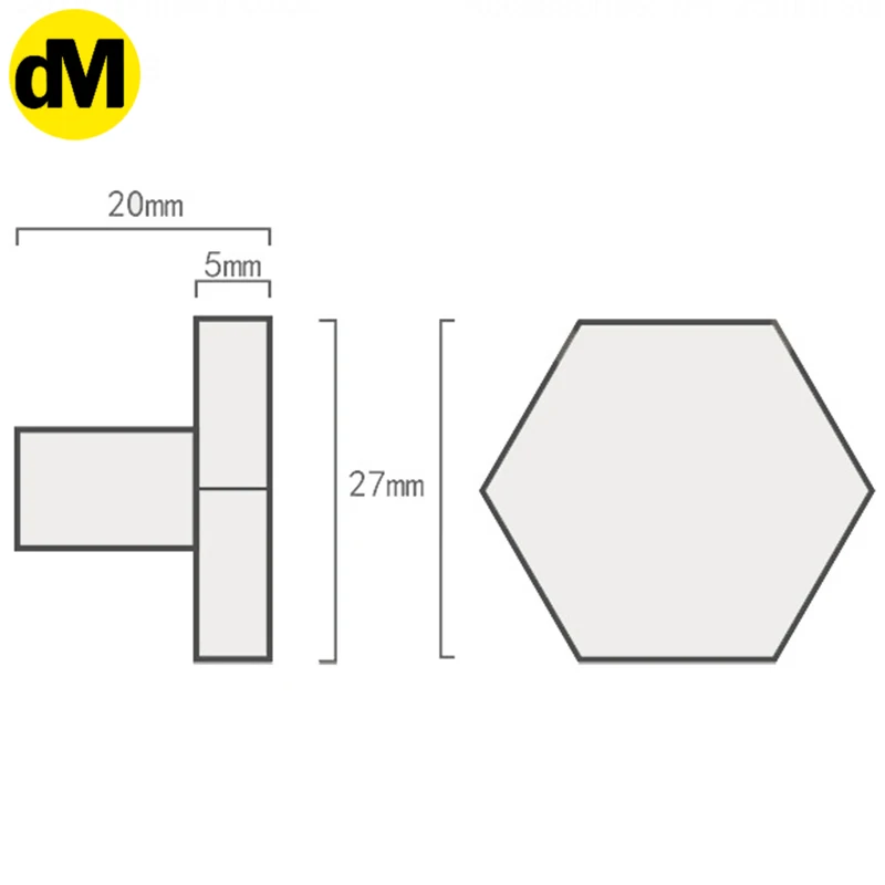 

DM 10pcs/Set Nordic Modern Hexagonal Solid Brass Door Knobs Drawer Wardrobe Door Pulls Handle Copper Cabinet Furniture Kits 2021