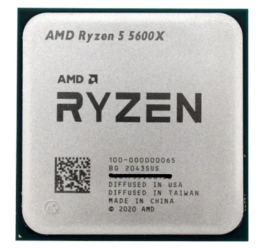 AMD Ryzen 5 5600X R5 3 7 ГГц 6 ядерный 12 нить Процессор процессор 7NM 65 Вт L3 = 32 м 100 000000065 гнездо
