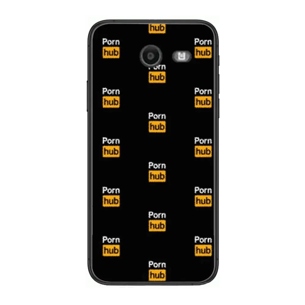 

Fashion Pornhub Logo style Phone Case Hull For Samsung Galaxy J 4 3 5 6 7 8 EU 2018 Plus 2017 Black Shell Art Cell Cover TPU