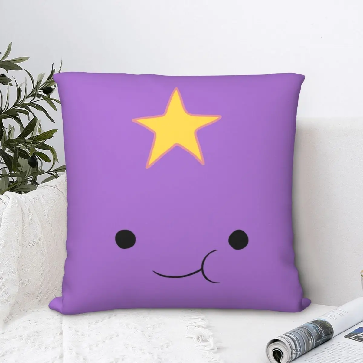 

Adventure Time Space Princess Square Pillowcase Cushion Cover cute Zip Home Decorative Polyester Pillow Case Bed Nordic 45*45cm