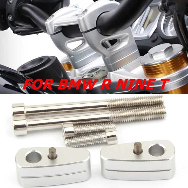 

Motorcycle Accessories Handlebar Riser Moves 20mm Handle Heightening Kit For BMW R NineT 2014-2020 R nineT Urban G/S 2018-2020