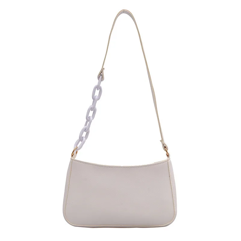 

New Best Selling Candy Color Texture Dumpling Bag Let Red Texture Shoulder Portable Underarm High Quality Female Bags