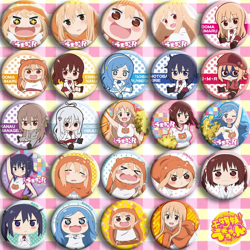 24 шт. аниме Himouto! Талисман Умару-Чан miniOVA значок косплея мультфильм коллекция