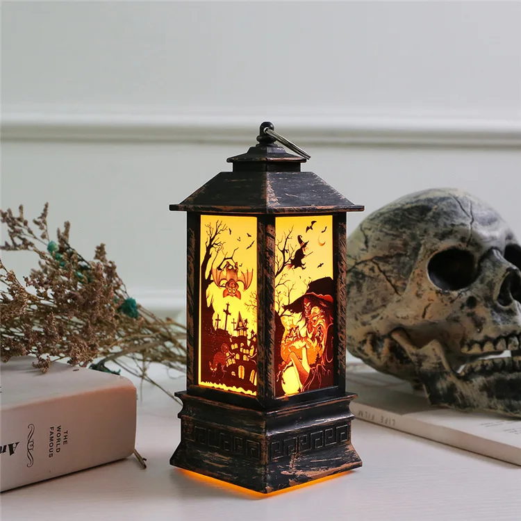 Halloween LED Simulation Light Small Oil For Party Bar Desktop Vintage Style Decoration | Дом и сад