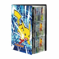 pokemon album book anime pikachu 9 pocket card collection holder 432 playing game map pok%c3%a9mon binder folder list kids toys gift