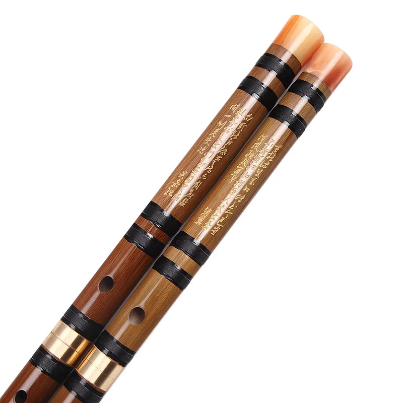 

Flute single plug brass two segments flute junior student bamboo flute adult imitation jade flute